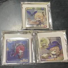 原神　佳辰寄意シリーズ　アクリルマグネット フィッシュル　リサ　ロサリア　モンド