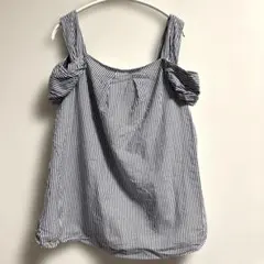 rirandture ボーダーオフショルブラウス ２のサムネイル