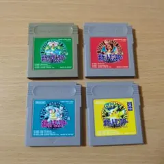 ポケットモンスター ゲームボーイソフト4本セット
