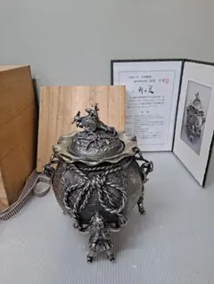 武比古作 銀製 小判小槌 美品置物 縁起物 日本伝統工芸 TAKEHIKO