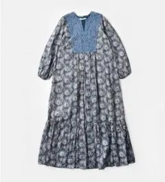 neQuittezpasコットンボイルエスニックコンビネーションプリント