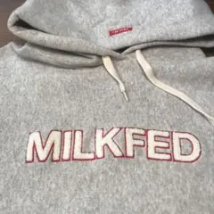 ミルクフェド　チャンピオン　リバースウィーブ　モコモコロゴ　パーカー