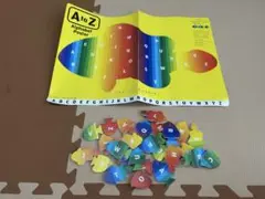 【美品】こどもちゃれんじイングリッシュ　アルファベットおふろポスター