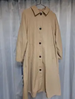 samansa Mos2 ベージュ ロングコート フリーサイズ