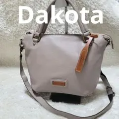 極美品✨Dakota ダコタ キャパ 2way ショルダーバッグ グレージュ