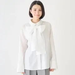 LIEN◆2026SS 2WAY ボウタイ付きブラウス シャツのサムネイル