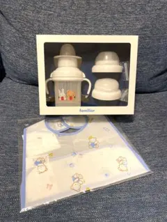 familiar マグセット 食事エプロン