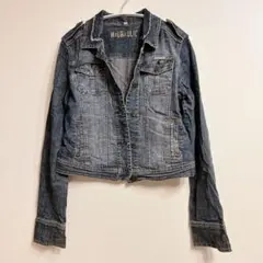 海外古着 HYDRAULIC デニムジャケット GジャンM ダークブルー