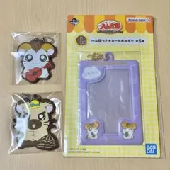 ハム太郎　一番くじ　カードホルダー　ラバーチャーム　とんがり　とらはむ　たいしょ