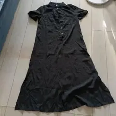 シーン　ロング半袖ドレスワンピース