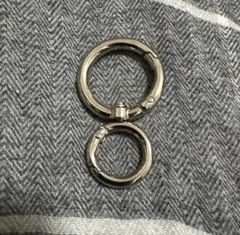 シルバー リングカラビナ キーホルダー HUF アメカジ 古着 ヴィンテージ