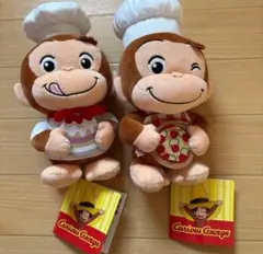 おさるのジョージ ぽってりぬいぐるみ おしごとシリーズ マスコット　 ぬいぐるみ