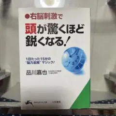 右脳刺激で頭が驚くほど鋭くなる！