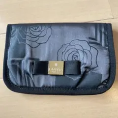 LANVIN COLLECTION ポーチ バラ柄 ブラックのサムネイル