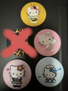 ハローキティ　刺繍缶バッジ