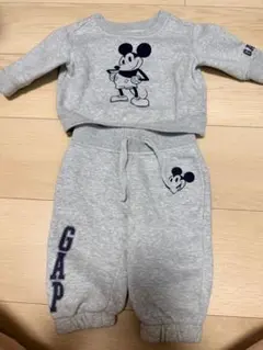 babyGAP ミッキーセットアップ＋半ズボン　3〜6ヶ月　60cm 3点セット