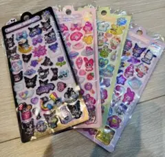 ボンボンドロップシール　サンリオ　4シートセット　夜光★