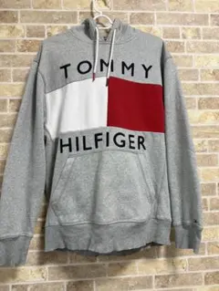 TOMMY HILFIGER ロゴ パーカー グレーのサムネイル