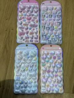 サンリオ コットンパフィーシール 4パックセット