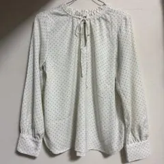 earth music&ecology ブラウス ドット