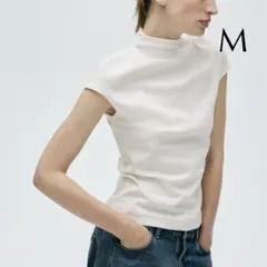 H&M スタンドカラージャージートップスのサムネイル