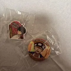 SAKAMOTO DAYS 南雲キーホルダーとマッシュル ドットバレット缶バッジ