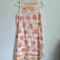 AS KNOW AS PINKY 重ね着風タンクトップ　チュニック