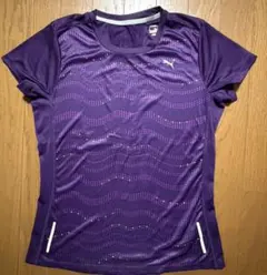 新品☆ PUMA テニス Tシャツ パープル Lサイズのサムネイル
