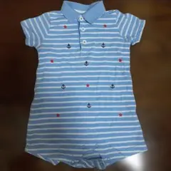 ベビー服　70cm　ロンパース　夏　ポロシャツのサムネイル