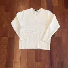 メンズ Vネックニット
