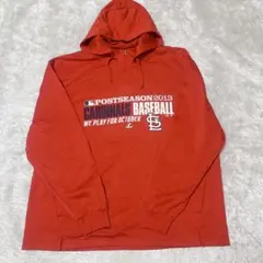 USA古着 マジェスィック MLB カージナルス パーカー レッド XL