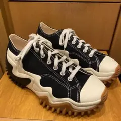 CONVERSE ランスター　ブラック ホワイト スニーカー　韓国