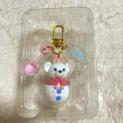 ダッフィー＆フレンズ スノーウィーデイ チャーム　シェリーメイ 雪だるま