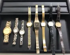 【ジャンク】レディース腕時計 8本まとめ売り セイコー ラドー ミッシェルクラン