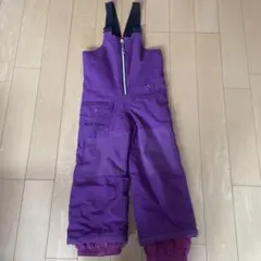BURTON ビブパンツ　パープル　3T スノーボードウェア　バートン