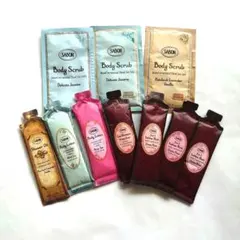 【未使用】SABON ボディスクラブ ボディーローション他10点サンプル品