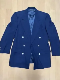 バーバリーズ　ダブルテーラードジャケット　紺ブレザー　米国製　M 美品
