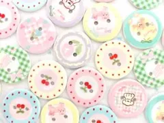 ♡おまとめ割引中♡カラフルボタン　可愛い　ボタン　全１２種類　まとめ売り