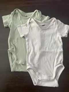 H&M オーガニックコットンロンパース 3点セット