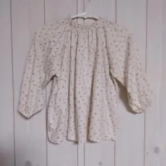 NeXT　小花柄 カットソー アイボリー
