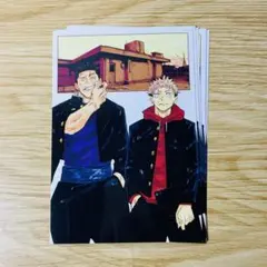 6枚セット 呪術廻戦 特典 ポストカード はがき 虎杖悠仁 東堂葵