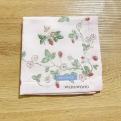 WEDGWOOD ストロベリー刺繍タオルハンカチ