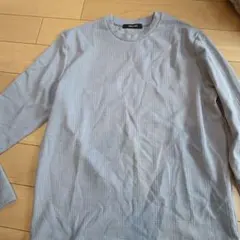 COMME CA MEN 長袖ニット ライトブルー