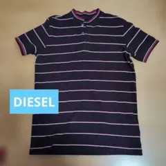 DIESEL　ポロシャツ　メンズLサイズ ブラウン系