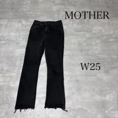 MOTHER マザー FADED BLACK INSIDER CROP W25のサムネイル