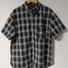 【美品】アンジェリーナ メンズ　チェックシャツ　ブラウス　Fサイズ