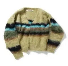 【美品】PERVERZE Double Stripe Knit Cardiganのサムネイル