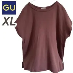 GU トップス Tシャツ XL ブラウン