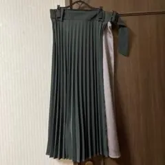 プリーツ　巻きスカート　チャオパニック