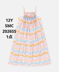 新品 SMC マルチカラー ビーズ付き　キャミワンピース　12Yのサムネイル
